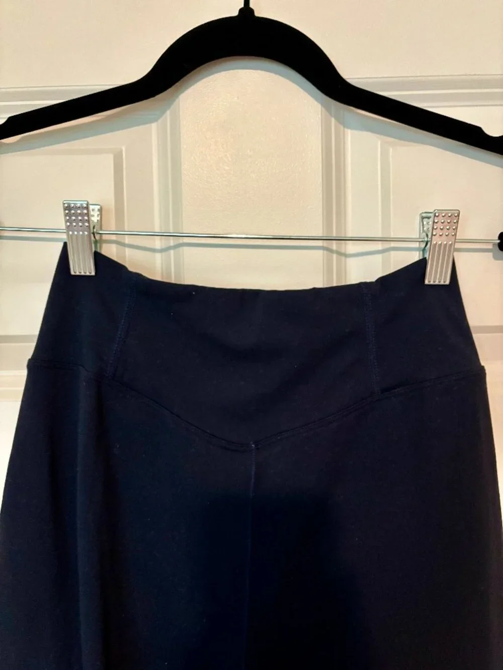 Halara Crossover Flare Leggings Deep Navy High Waisted • Size S - Picture 5 of 6